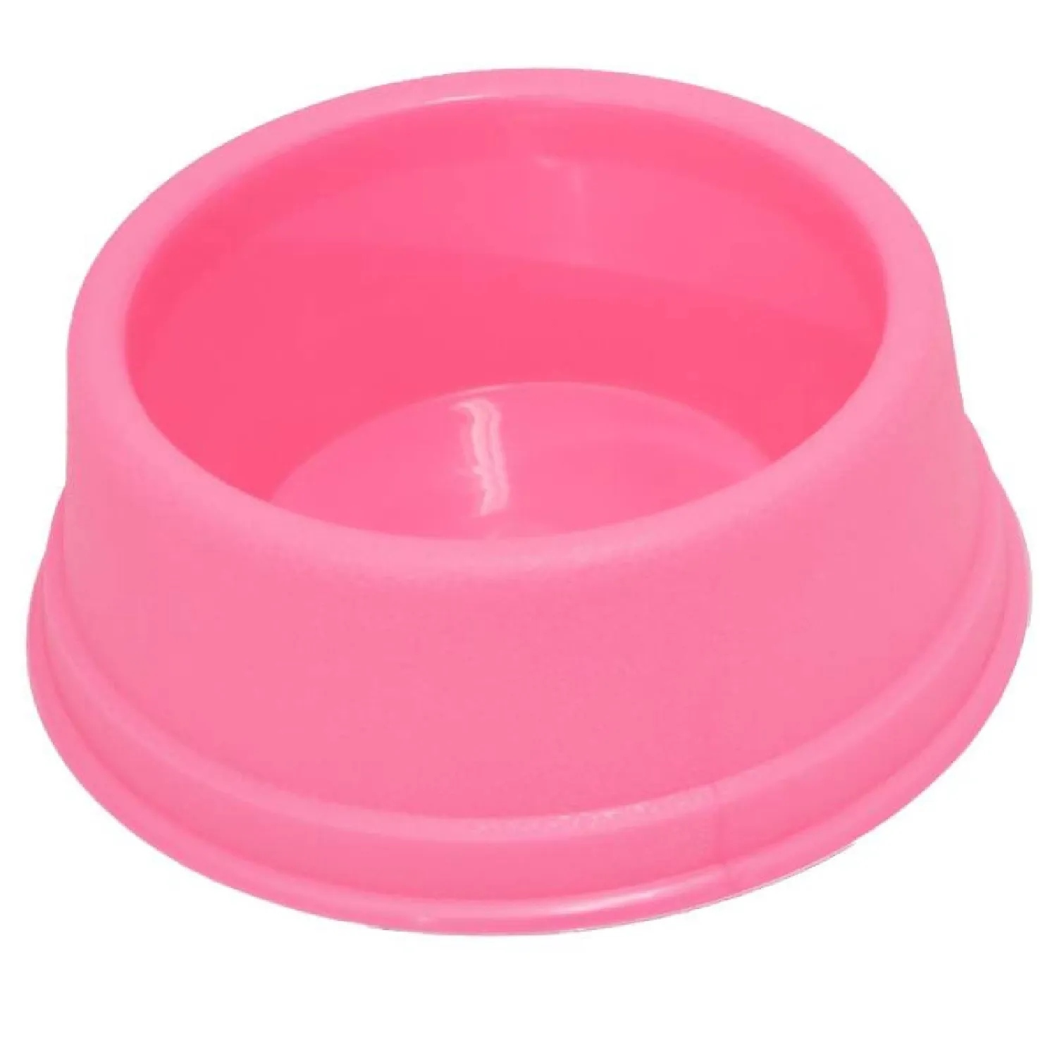 Comedouro Plastico Caes Rosa Triton Dog 300 ml